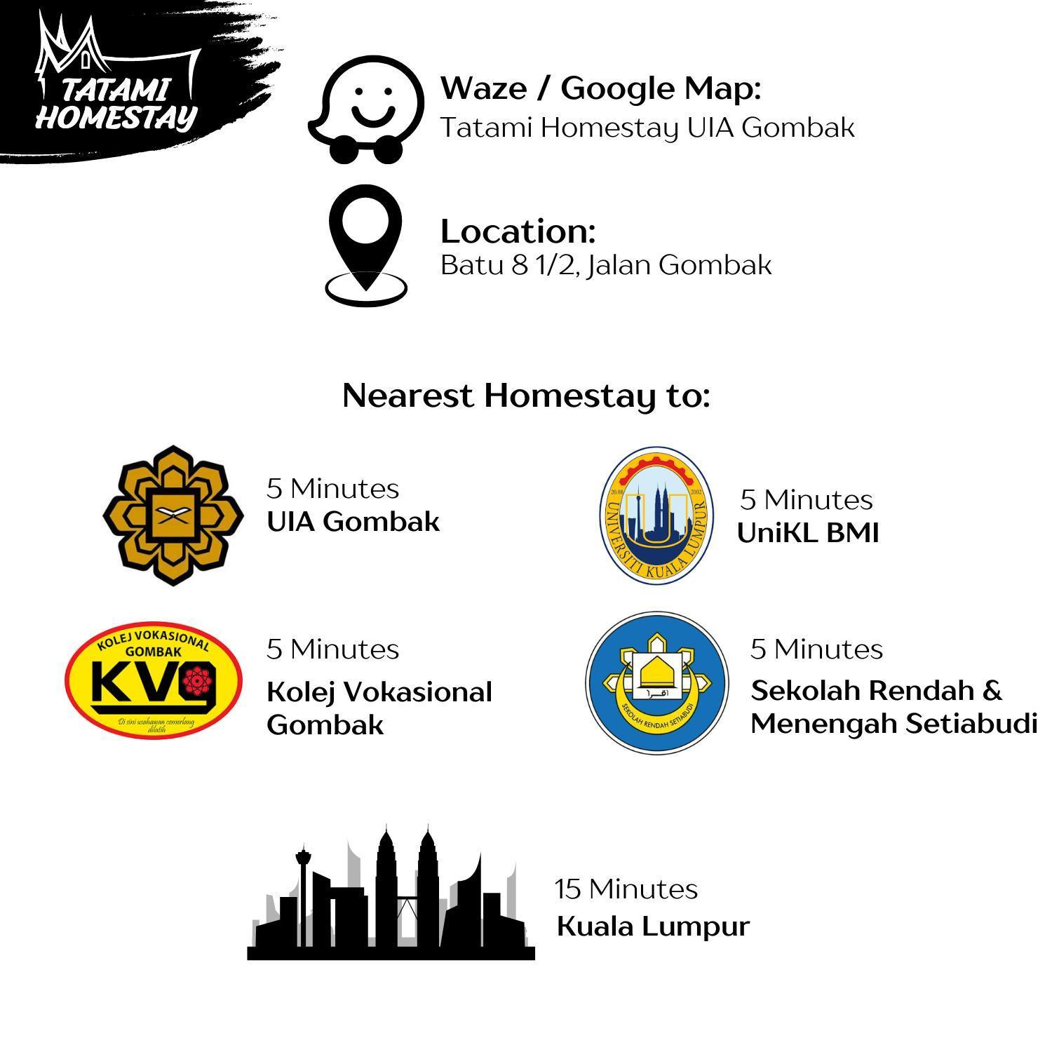 Homestay Gombak - Tatami Homestay Kuala Lumpur Exterior foto
